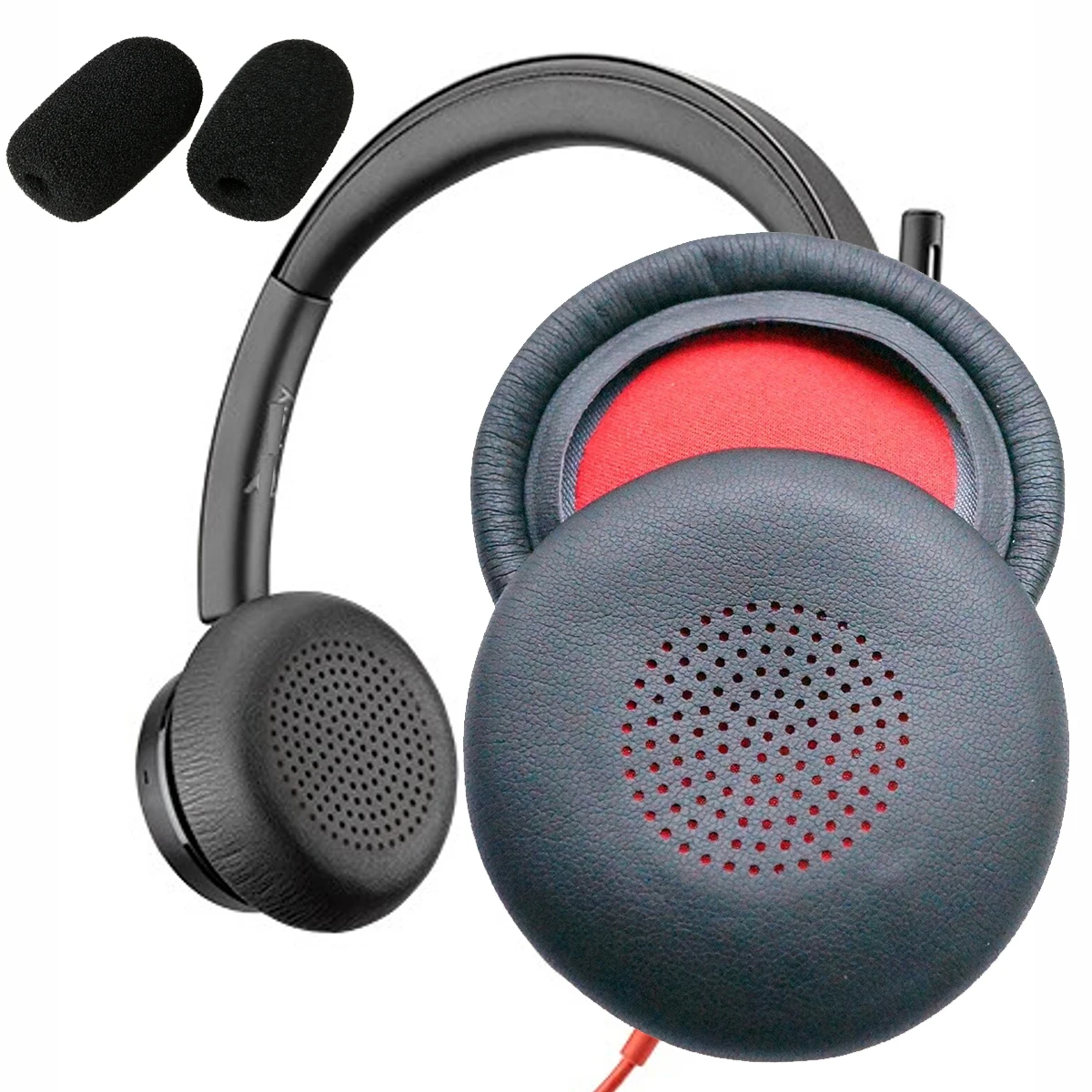 في-موتا-إسفنجة مقاومة للرياح ميكروفون ، متوافقة مع بلانترونيكس بلاك واير ، أو ، أو ، أو أو ، أو أو-01 ، مجموعة واحدة