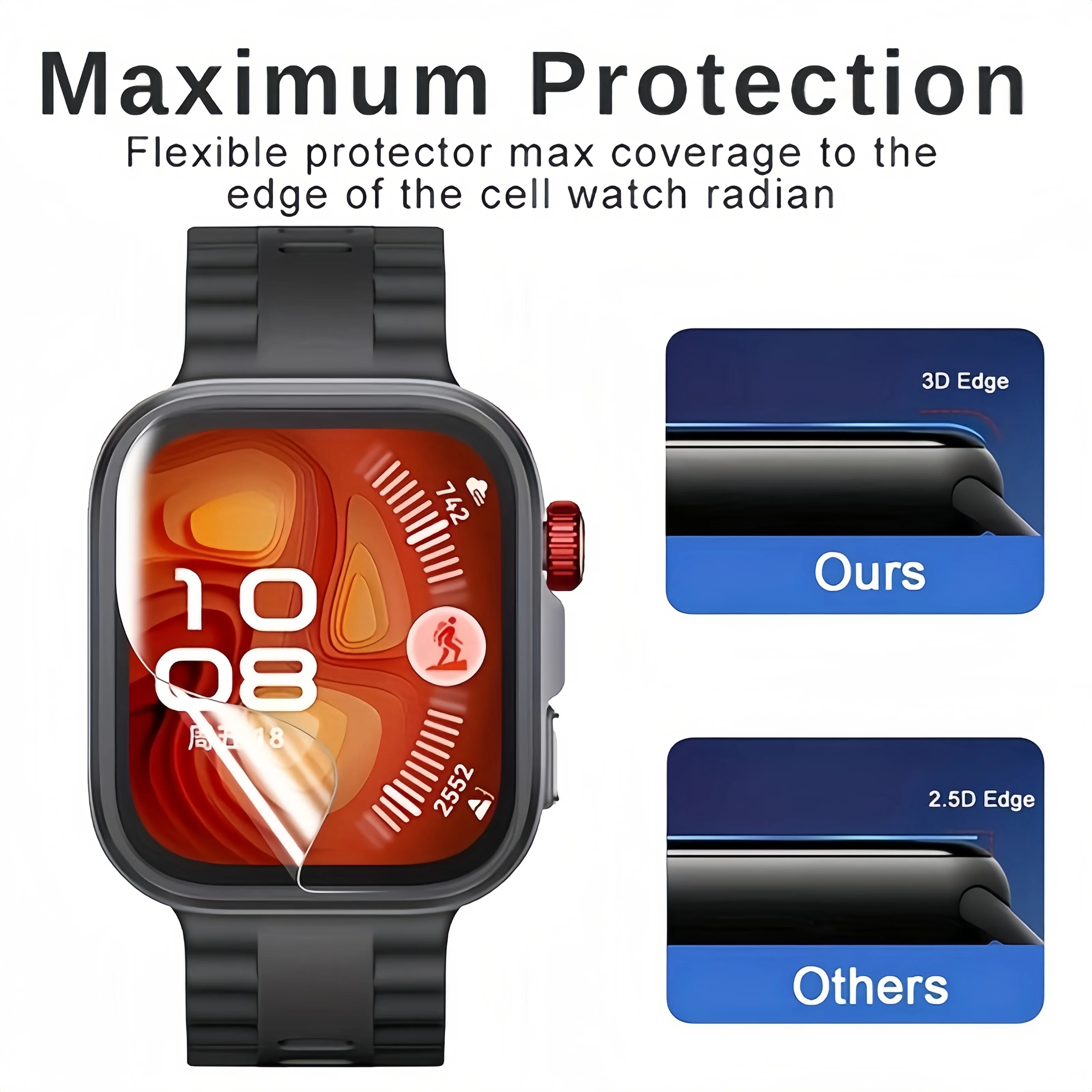 5 шт. Защитная пленка для экрана Huawei Watch Fit 4 Pro HD Прозрачная защитная пленка для Huawei Watch Fit3 Fit 4, аксессуары, а не стекло