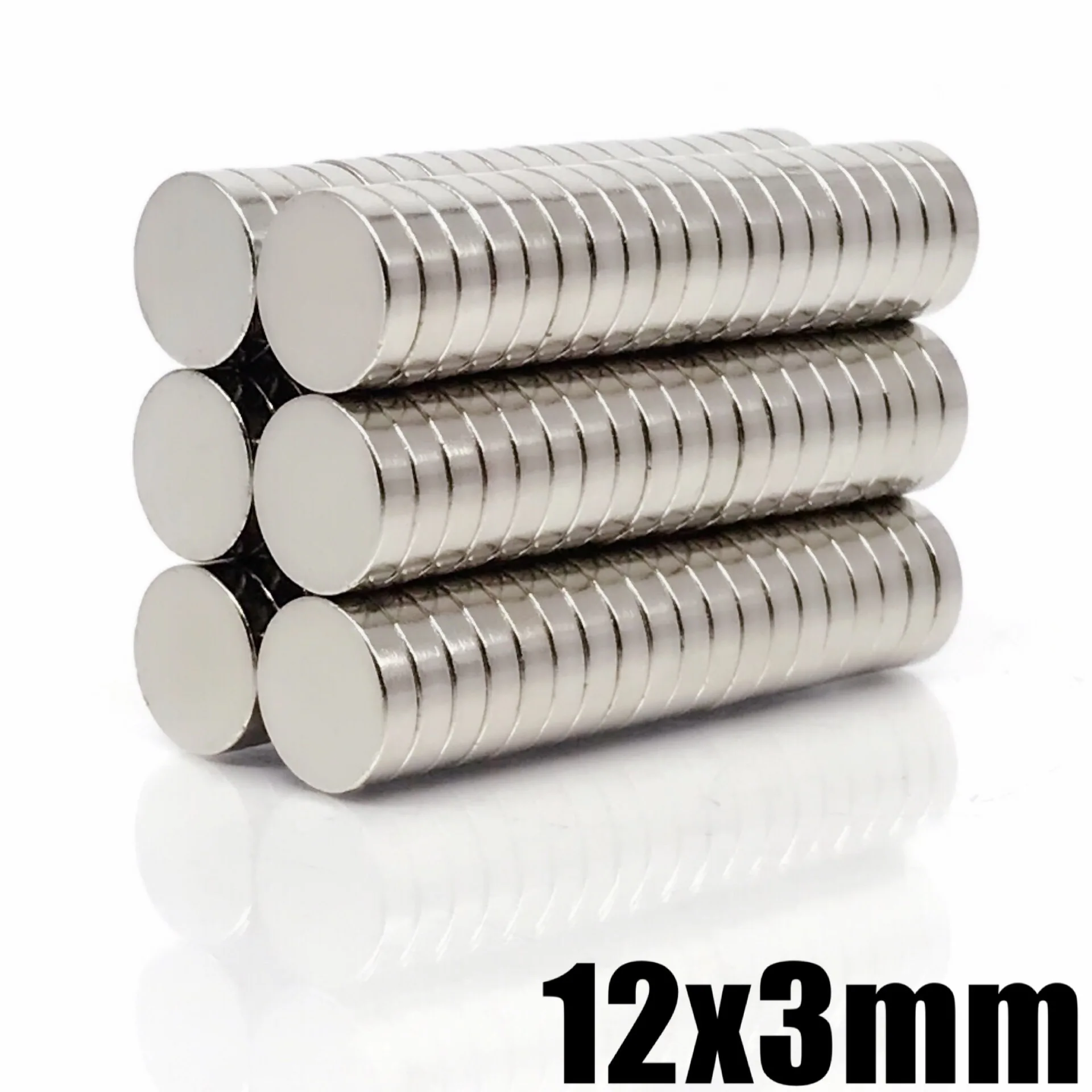 10/20/50/100/200/500PCS 12x3 Super Powerful Strong Bulk Round NdFeB Neodymium Disc Magnets Dia N35 Rare Earth Magnet 12*3