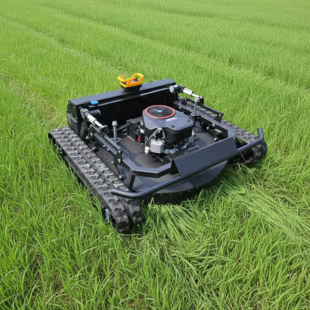 

Customize Wide Cutting Deck RC Crawler Lawn Mower Ideal For Garden Park Farm Use