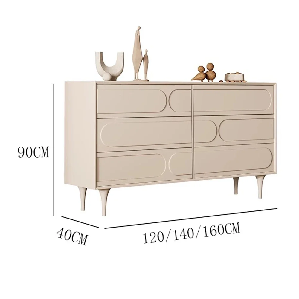 خزائن غرفة المعيشة للفتيات الفاخرة الحديثة الثقيلة غرفة نوم خزانة بيضاء أدراج تخزين الشمال أثاث المدخل Meubles Maison #5