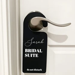 Custom Door Hanger 7*18cm Acrylic Door Hanger Personalized Your Text Logo Name Desigh Do Not Disturb Sign Room Sign Door Hanger
