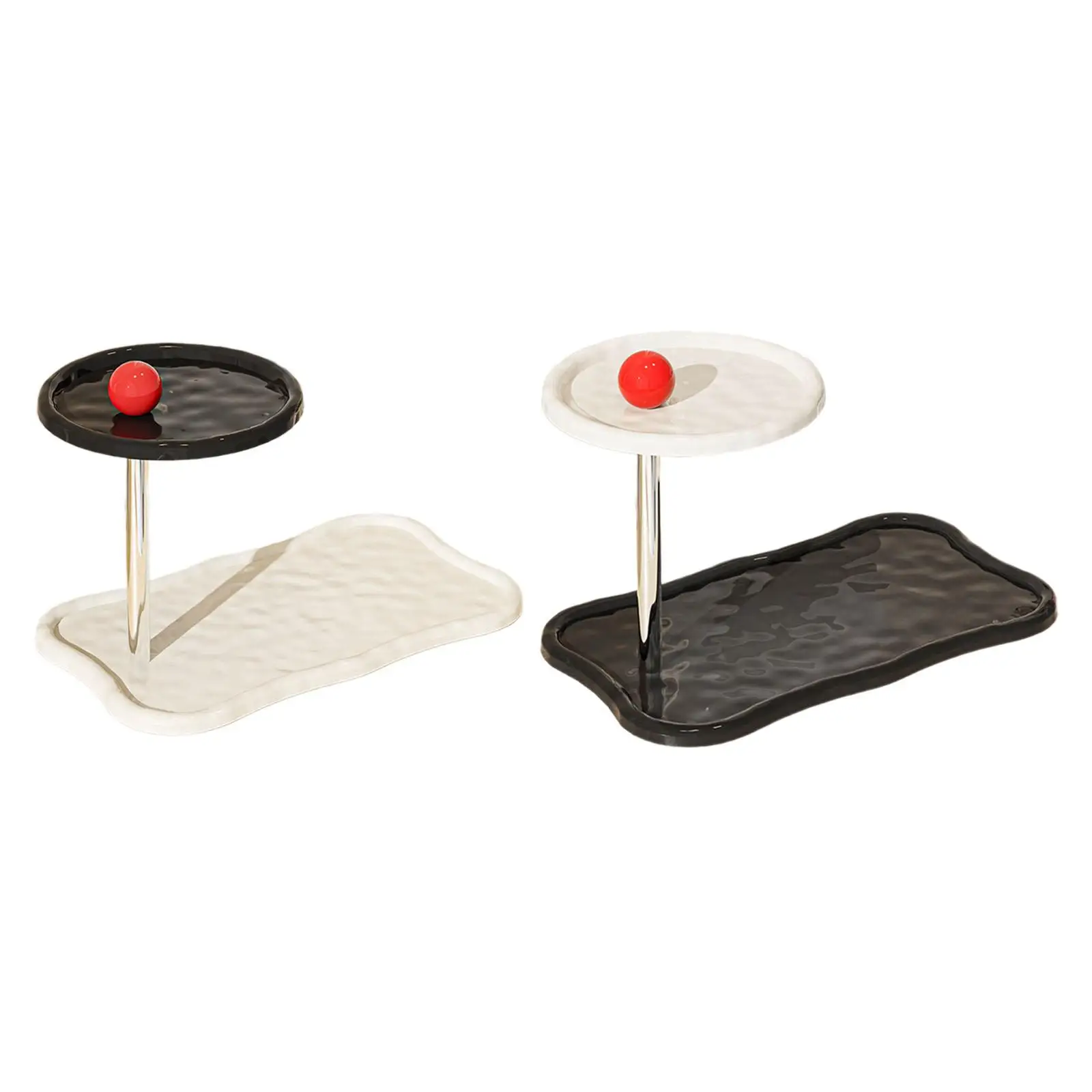 

2-уровневый поднос для ювелирных изделий, органайзер для духов, декор ручной работы, полка, экономия места, портативный