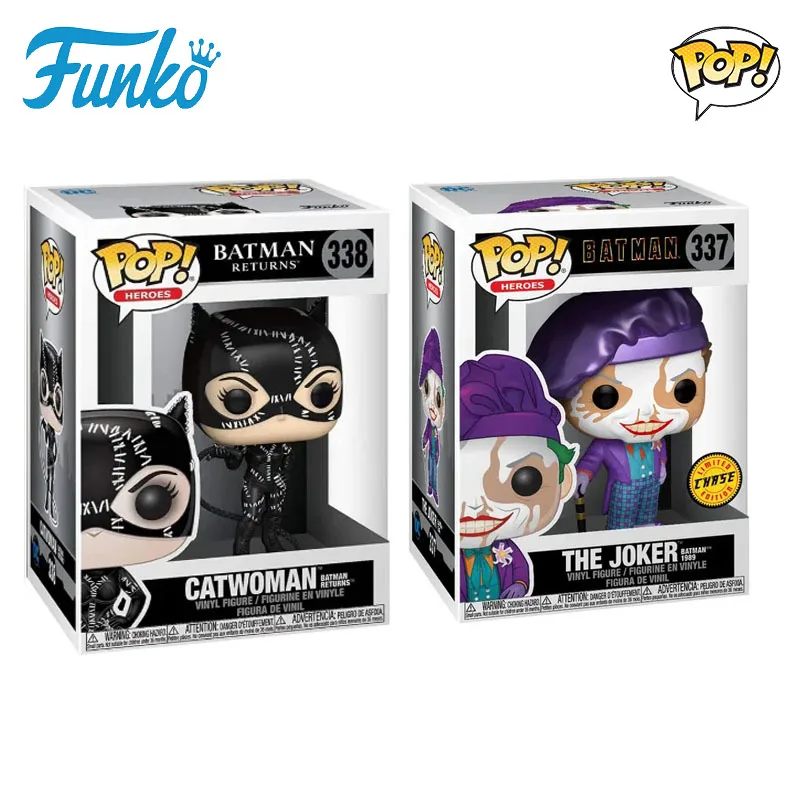 

Funko POP Original Genuine Batman Returns Catwoman The Joker Action Figure Toys for Boys Girls Gift Collectible Model Ornaments