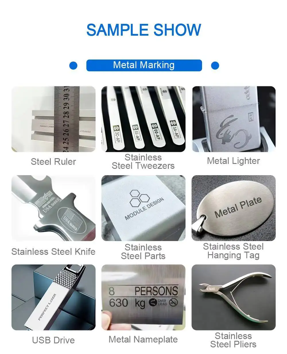 Tabletop Mini Fiber Marking Machine 20W Compact Foldable Design For Metal Plastic Precision Engraving Perfect Laser