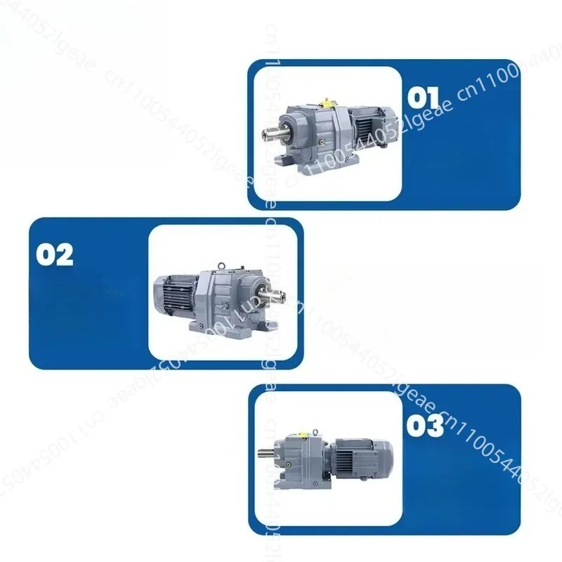 R Series Helical Gear Reducer - High Torque Hard Tooth Surface Cast Iron Gearbox for Conveying/Stirring (ISO9001)