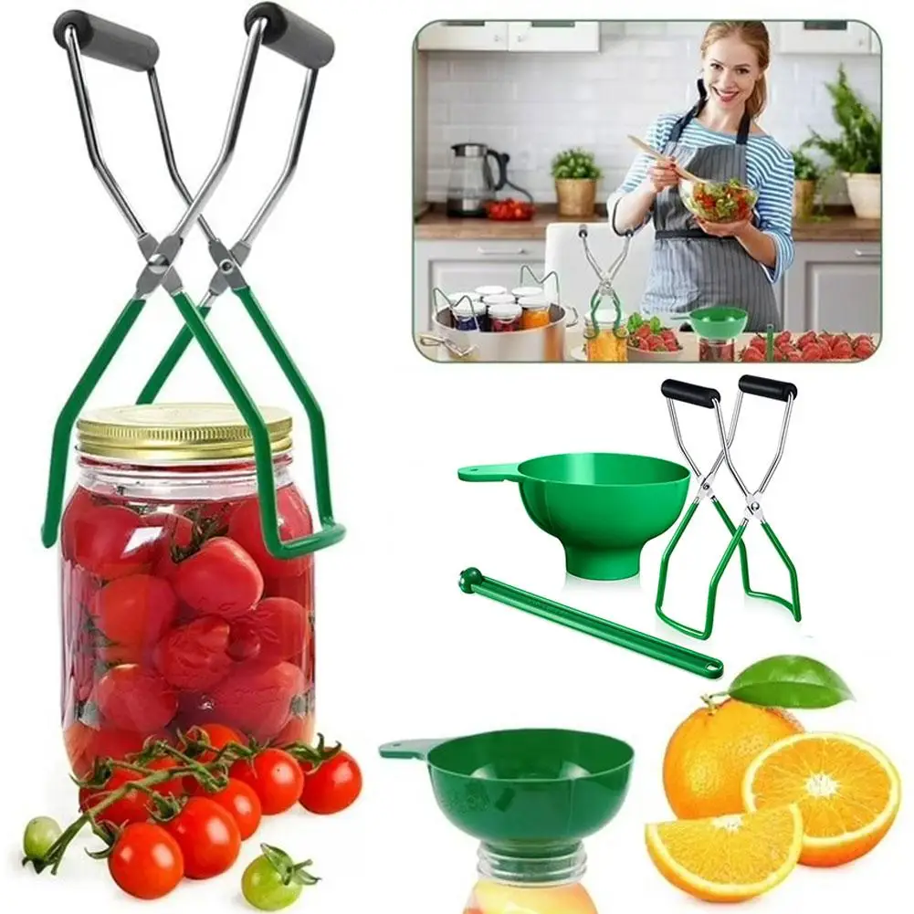 Anti-Scald Clip Bottle Lifter Kitchen Tools for Home Restaurant Hotel Canning Jar Lifter Tongs,Glass Jar Lifter