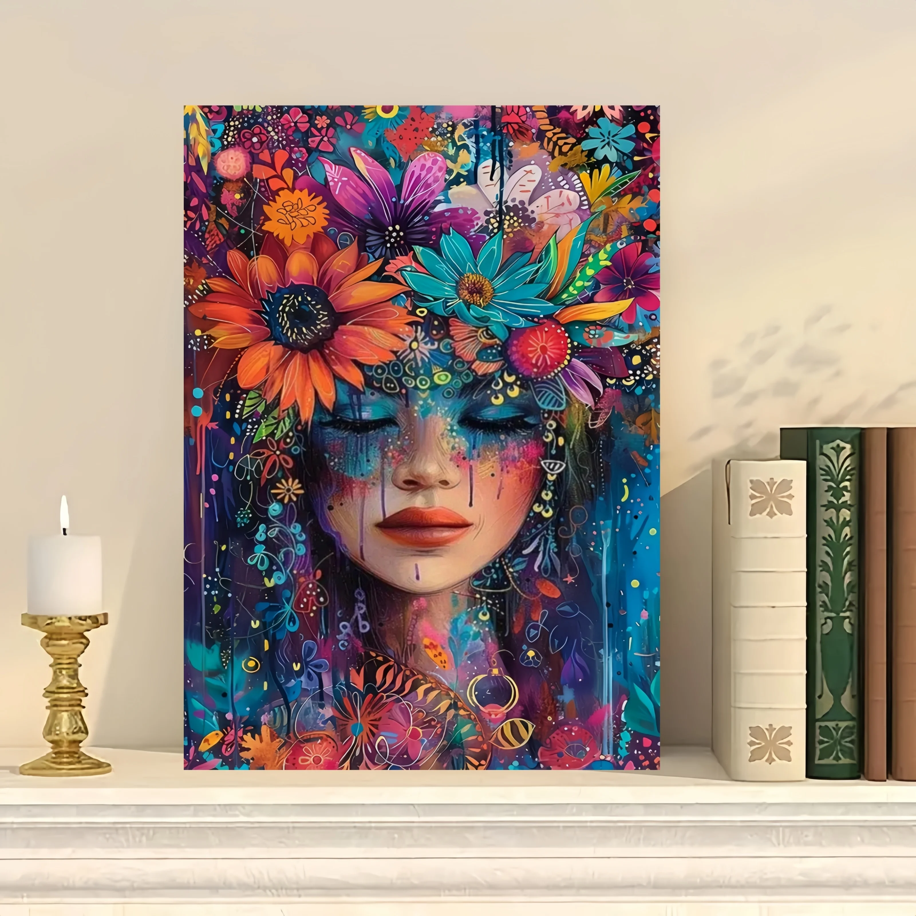 300/500/1000 Stück Papierpuzzle mit Blumenmotiv für Erwachsene, Anfänger, lustige Familienaktivitäten, Geburtstagsgeschenk für Kinder ab 14 Jahren