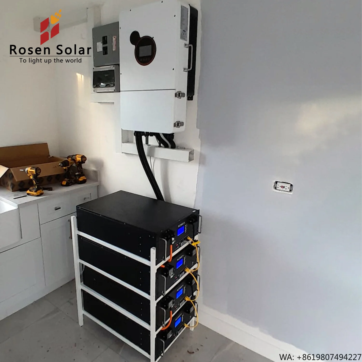 Hybrid Solar Power System 10kw 12kw 15kw 20kw Grid Tied Hybrid System