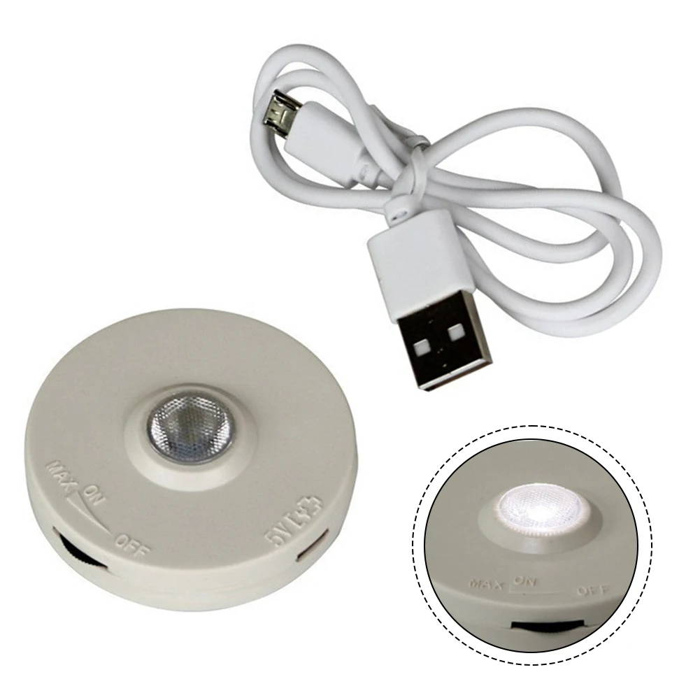Adjustable LED Light Biological Microscope Illuminator ABS Material Light Intensity Adjustment Plastic Construction As Picture