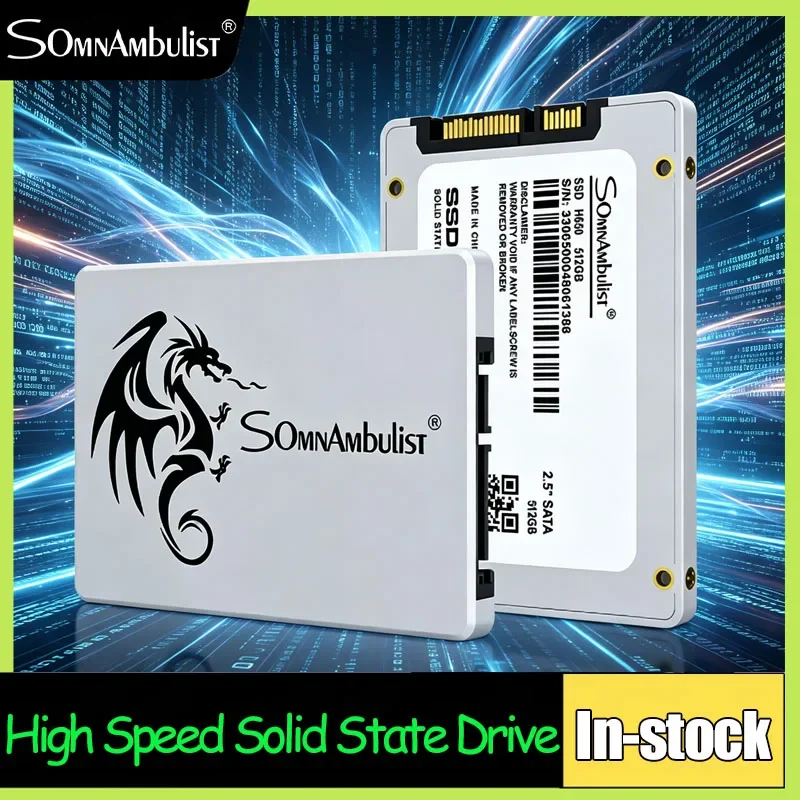 Somnambulist 2.5 Polegada sata3 ssd de alta velocidade 120gb 128gb 256gb 512gb 1tb 2tb unidade de estado sólido interno para computador portátil desktop