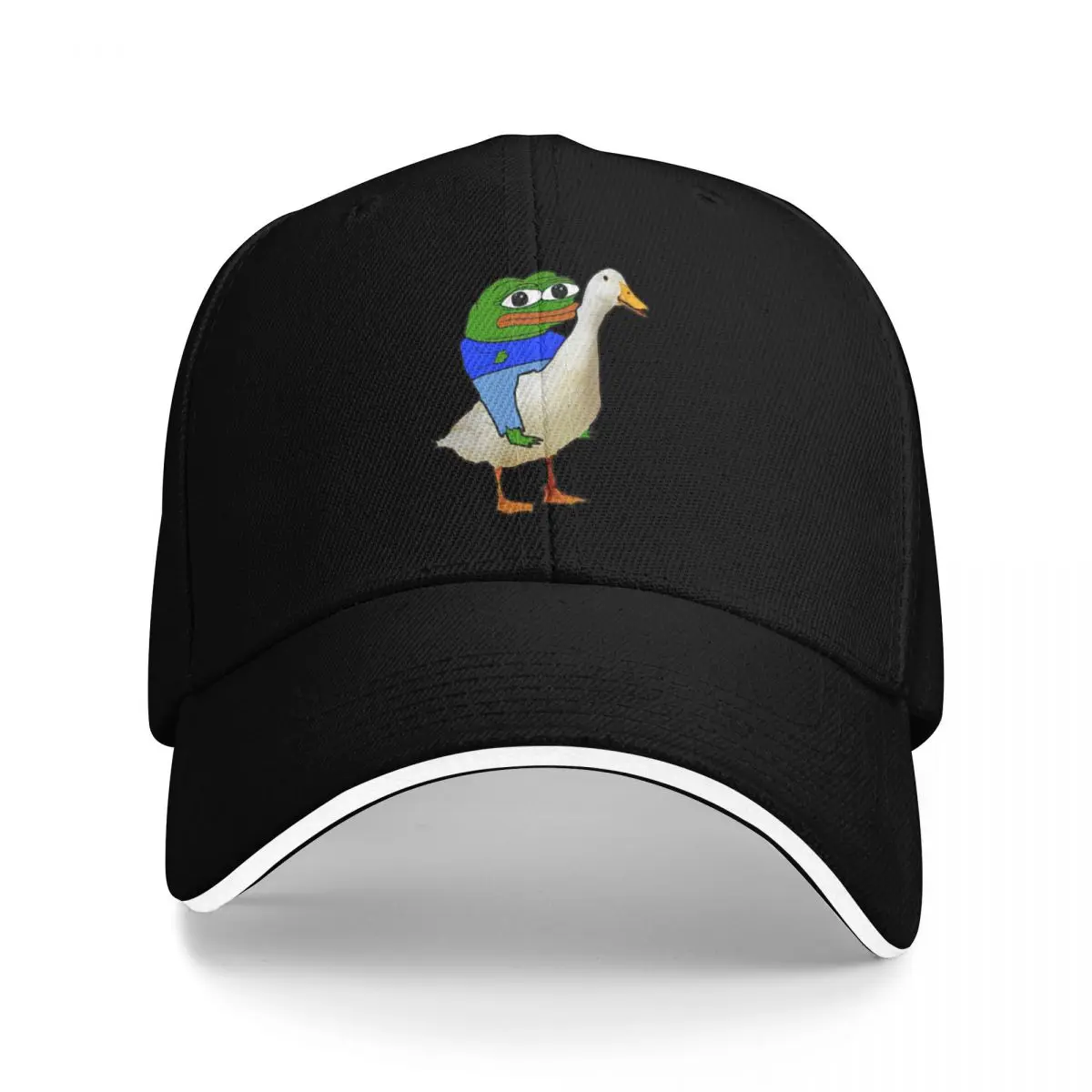 

Rare Pepe On A Goose Baseball Cap funny hat Dropshipping Woman Men's