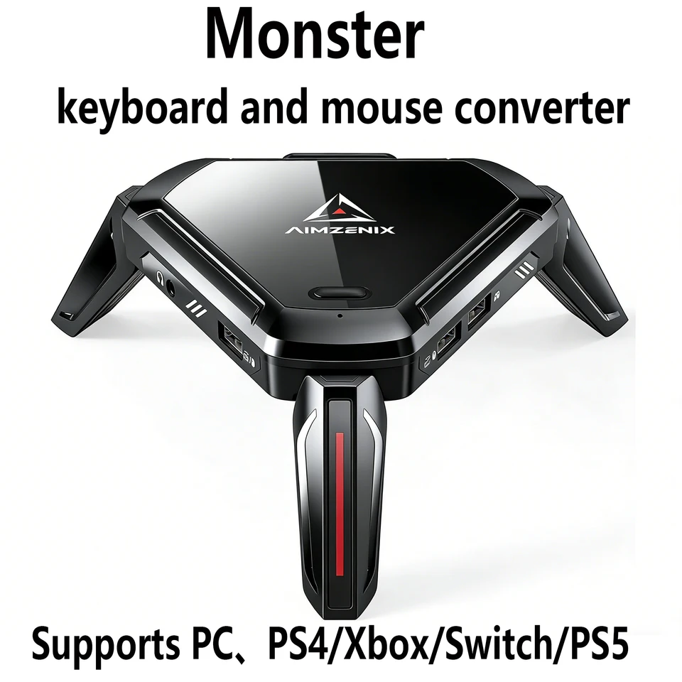 AIMZENIX AX600 MONSTER Pro キーボード＆マウスアダプター PS5/PS4