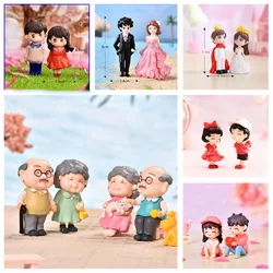 Romantic Wedding Miniatures Figurines Girls Figures Fairy Garden Figurines Valentine's Day Chrimstmas Gifts DIY Home Decor