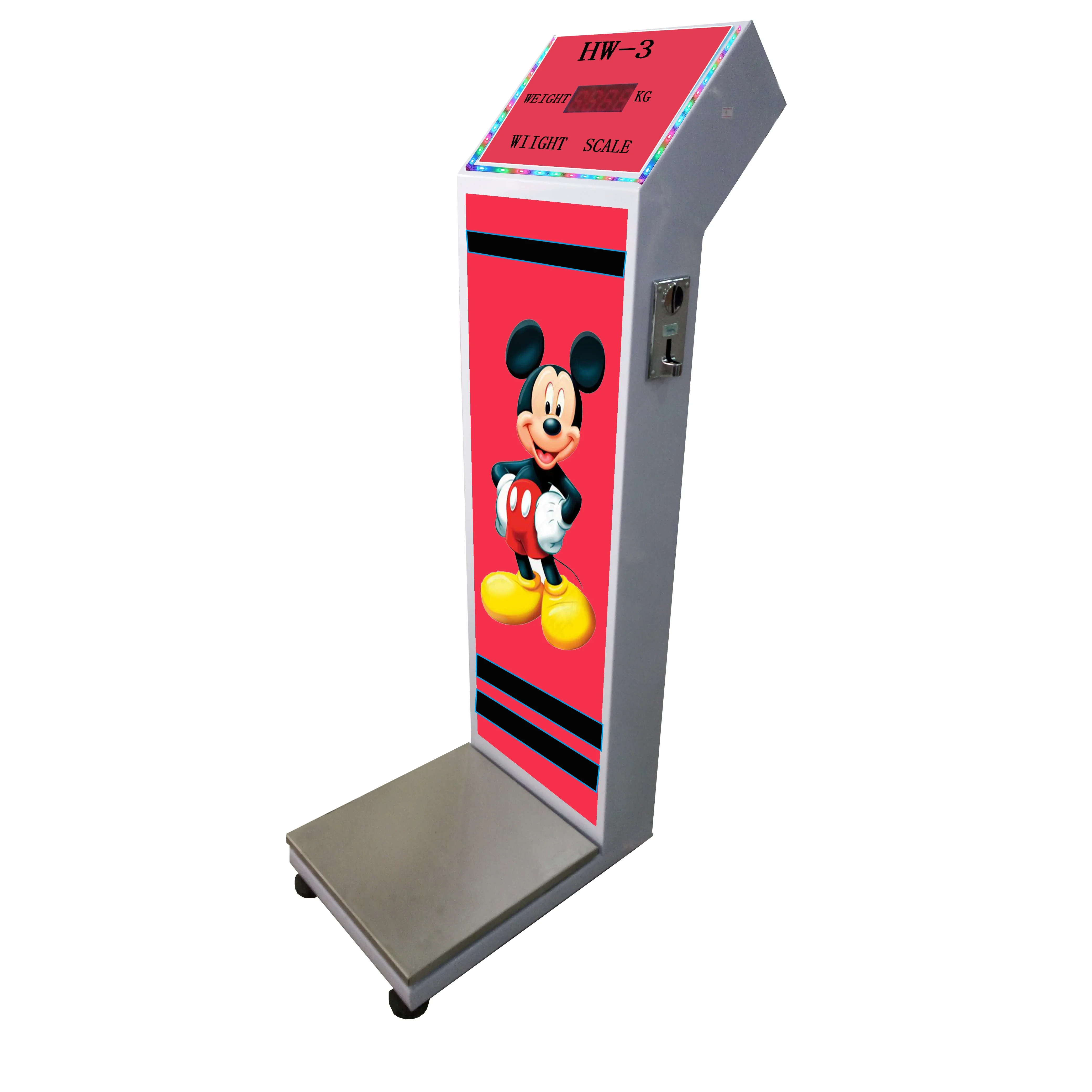 

Coin Slot Electronic Weighing Scale Body Weight Luggage Machine Portable Travel Weighing Device