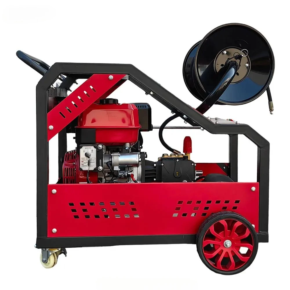 150bar Industrial Drain Cleaning Machine 30L for Warehouse Logistics Sewer Floors
