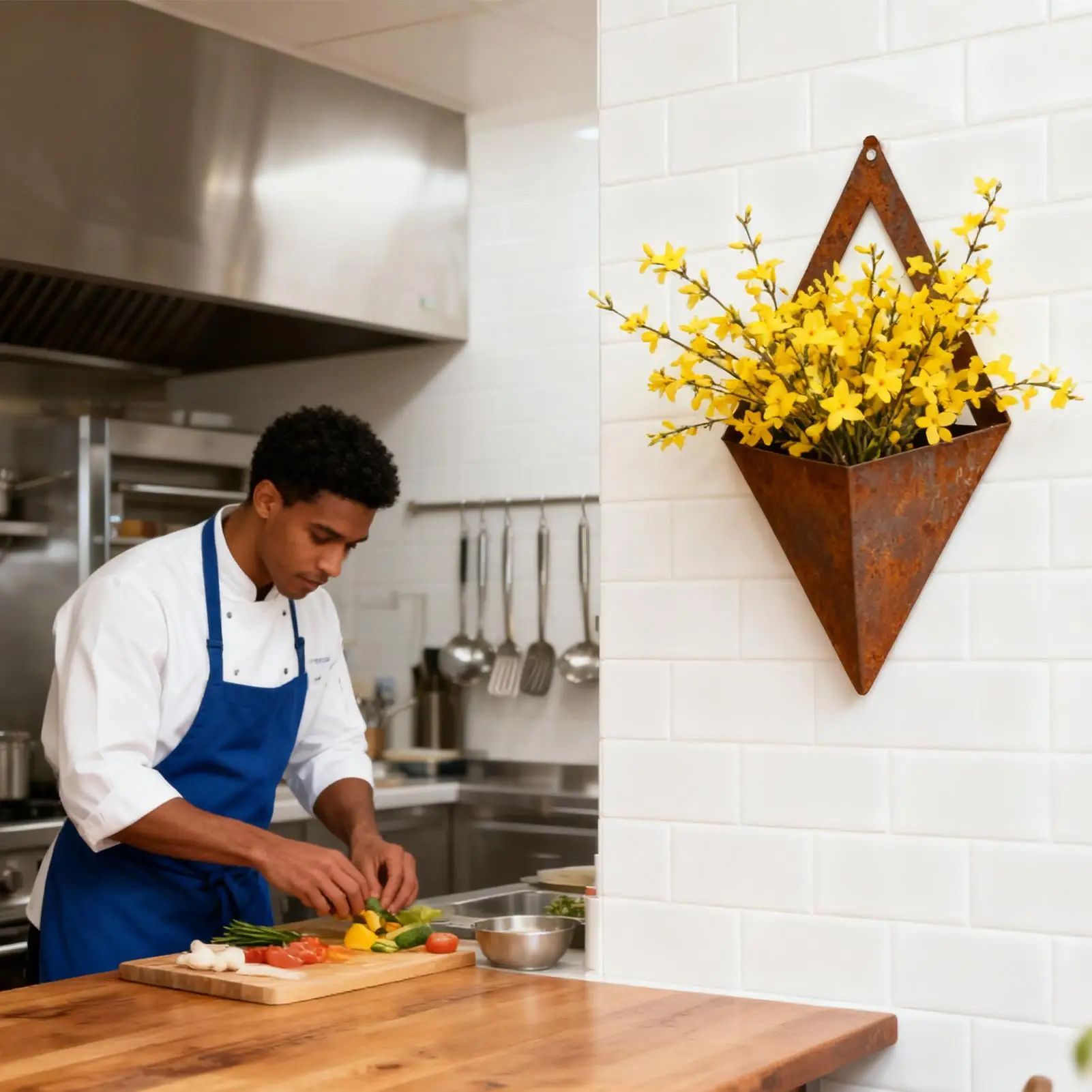 

Настенные металлические вазы-кашпо в геометрическом винтажном стиле для декора дома, сада, цветов, растений, окон, дверей, патио