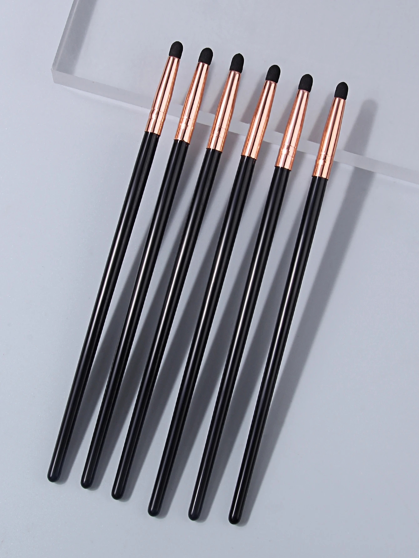 1 Stück/6 Stück Schwamm-Make-up-Pinsel-Set, Unisex, Concealer-/Lidschatten-/Tränenrinnenpinsel für flüssiges und cremiges Make-up, ideales Kosmetikgeschenk – Detail 7