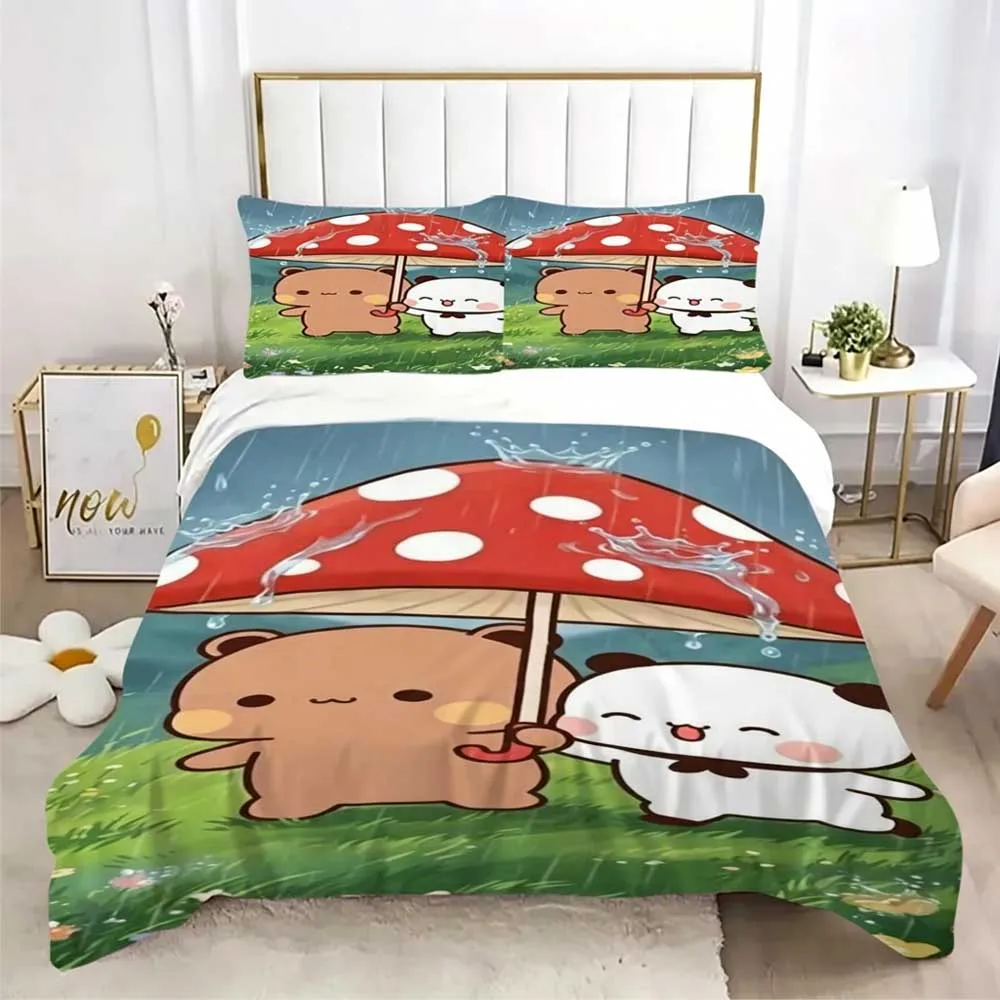 New Cartoon Bubu Dudu Duvet Cover Pillowcase Print Yier Bedding Set For Kids Adults Single Double Large Sizes