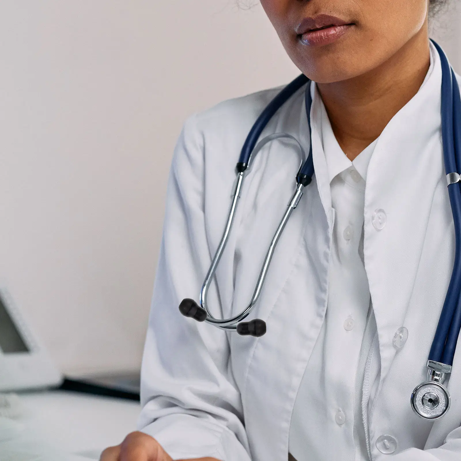 10 Pairs Silicone Stethoscope Earbuds Soft Comfortable 5Mm Replacement Earphone Ear Pad for Clinic Hospital Accessories