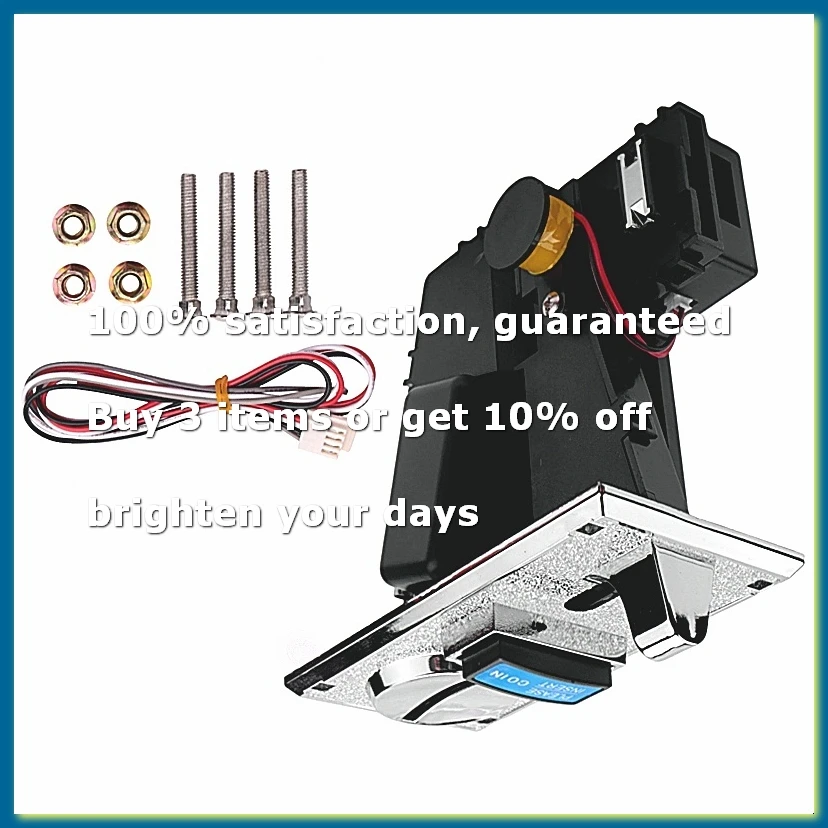 Electronic Coin Selector Multi Coin Acceptor 4P Port Roll Down for Vending Machine Arcade Game Ticket Redemption