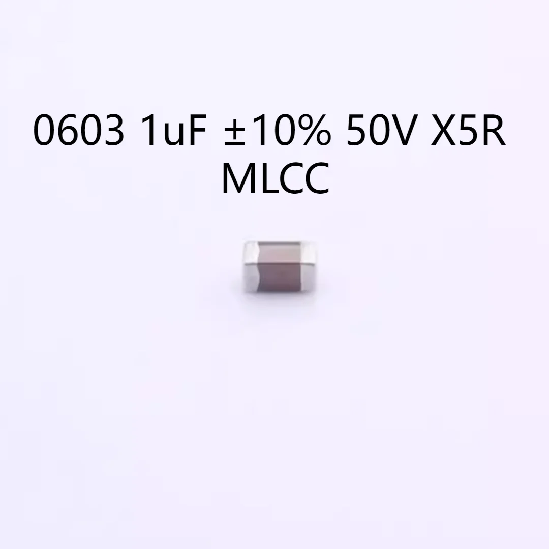 

4000PCS/LOT CGA3E3X5R1H105KT0Y0N Capacitor 0603 1uF ±10% 50V X5R MLCC