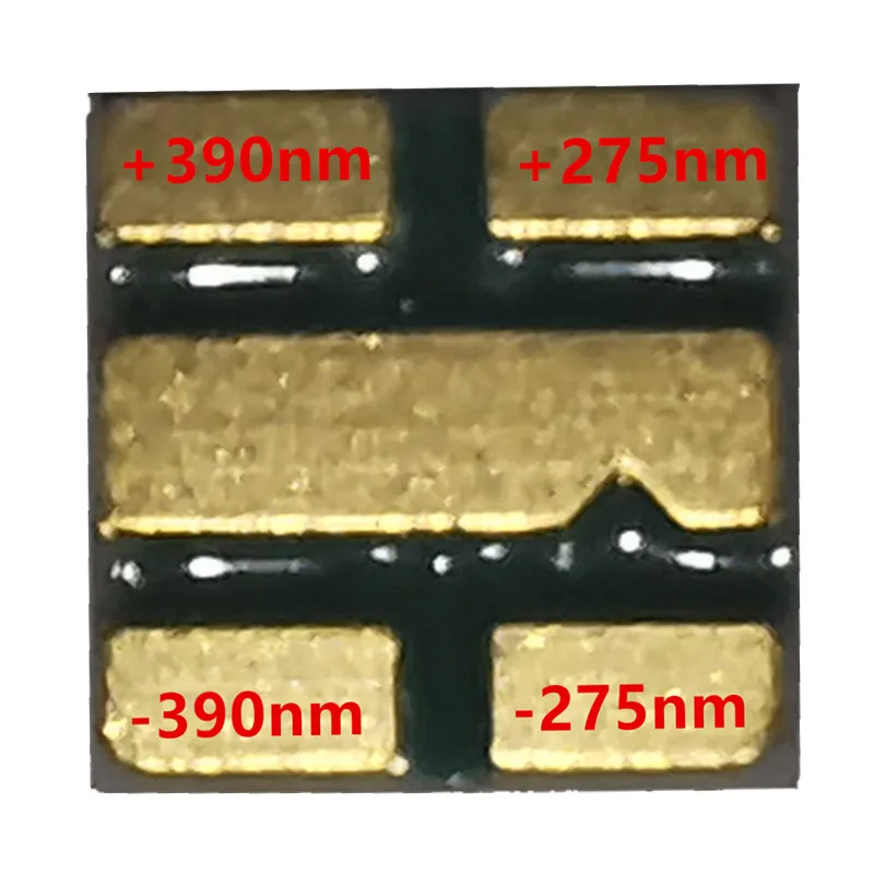 Imagem -06 - Atualizados Uvc Conduziu Grânulos da Lâmpada para o Equipamento uv da Desinfecção 265285nm Smd Chip Conduziu Luzes Ultravioleta Violeta Profunda Uva Mais Uvc Peças