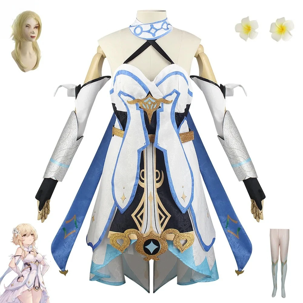 

Original God Cos Suit Traveler Fluorescent Cos Full Set of Games MiHoYo Traveler Fluorescent Cosplay Suit