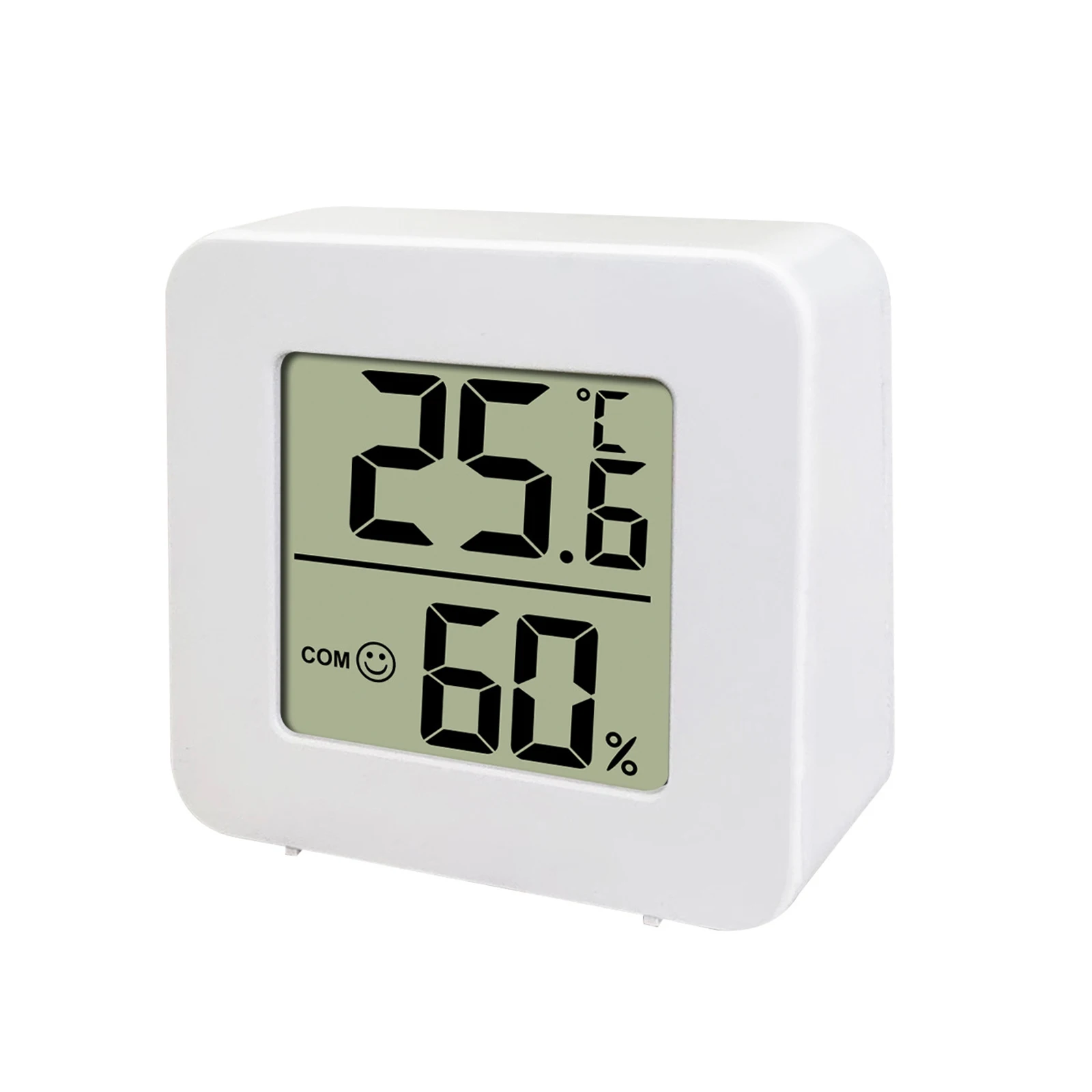 Termómetro interior LCD higrómetro inteligente Sensor de alta precisión higrómetro 1,77x1,77x0,63 en medidor electrónico de temperatura y humedad