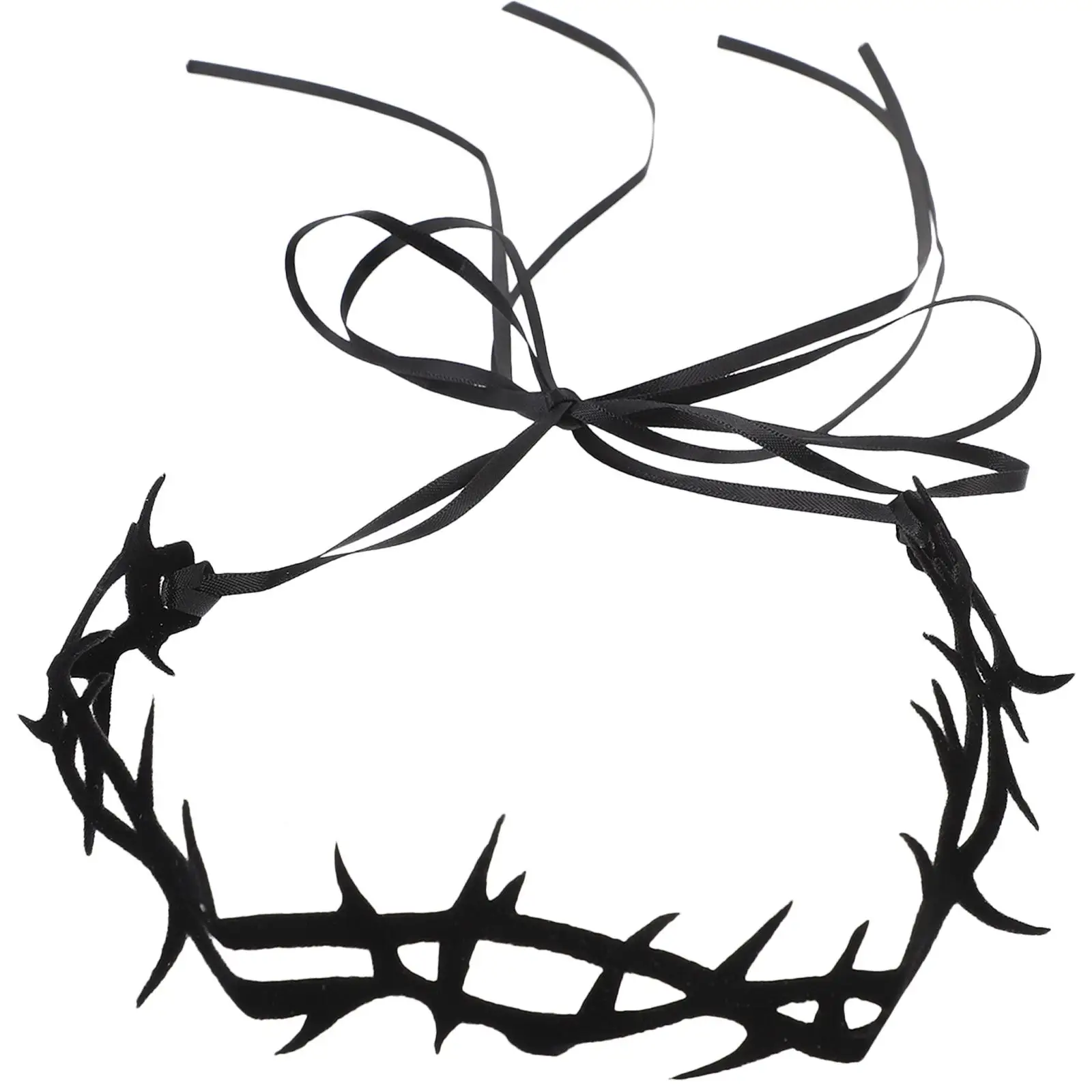 

Gothic Style Thorn Necklaces for Women Halloween Costume Accessory Black Bridal Necklace Gothic Accessories