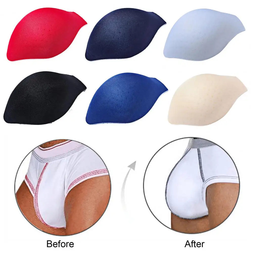 Men Sexy Swimwear Sponge Cup Peni Pouch Bulge Moisture Briefs Bathing Suit Enhance Swim Wicking For Shorts Swimming Accessories