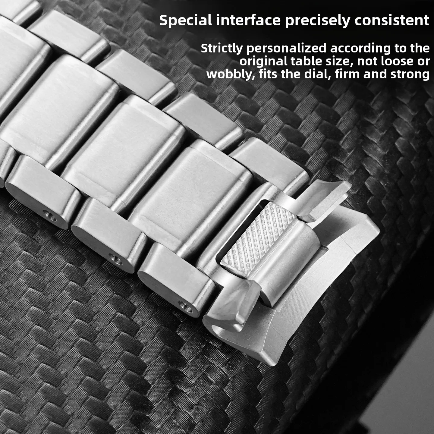 고품질 티타늄 합금 시계줄 가민 마크 2 에비에이터 골프 시리즈 22mm 곡선형 메탈 스트랩 팔찌 시계 체인 남성용