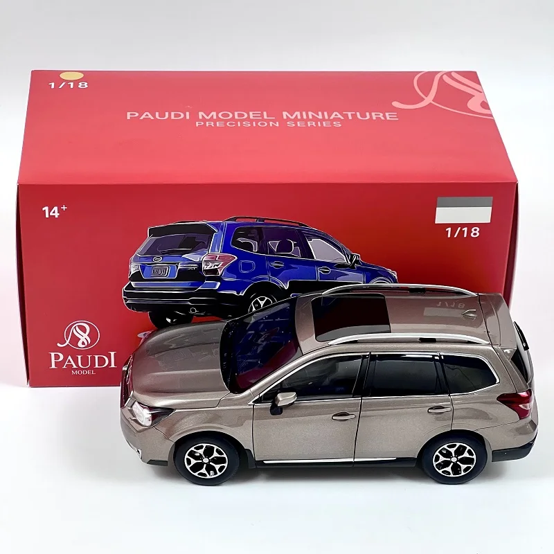 Paudi 1:18 Scale Subaru Forester XT 2015 Diecast Miniature Model Car 1/18 Simulation Alloy Vehicle Model Toy Adult Collection