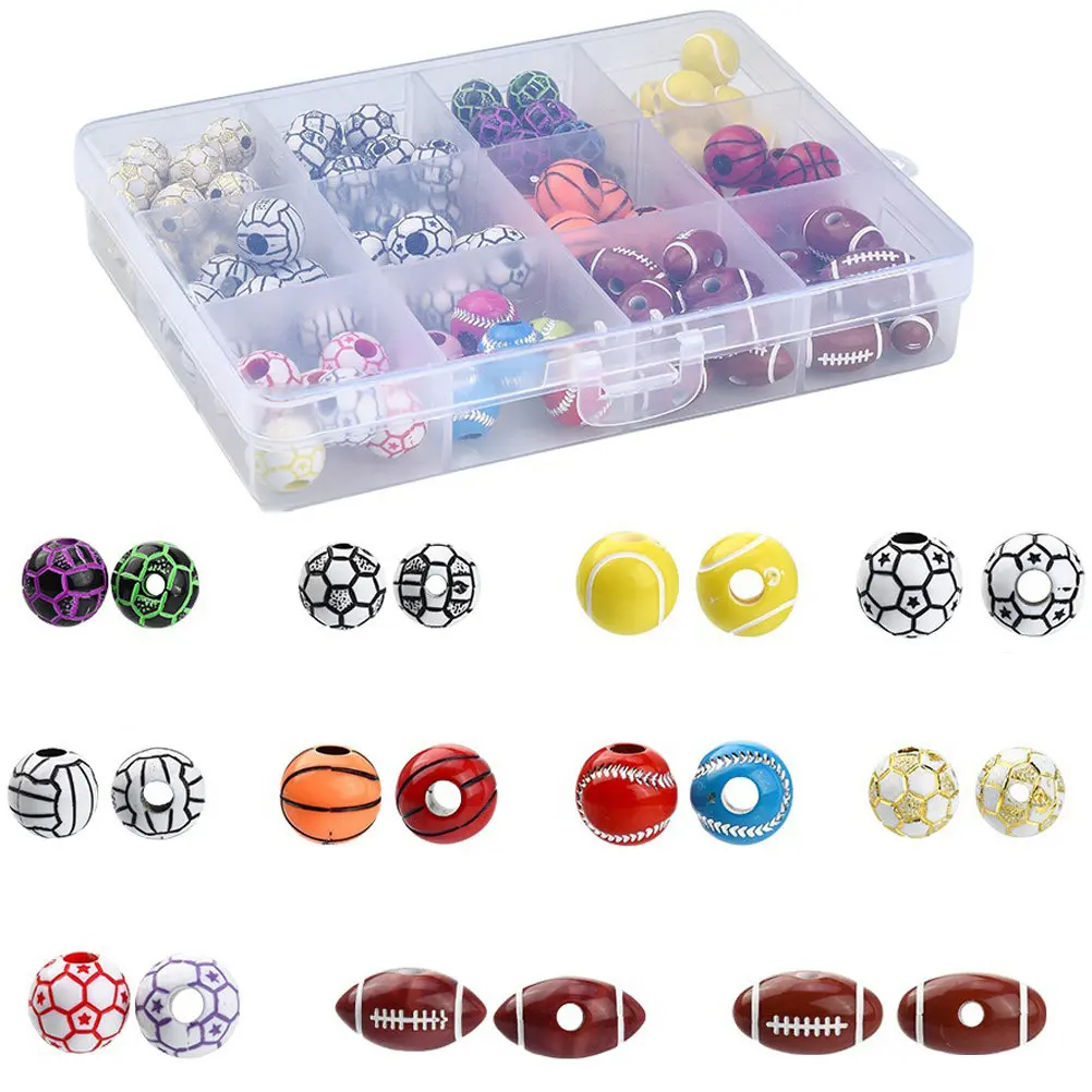 1-ボックス-スポーツボールビーズ-アクリル-diy-ジュエリー作成用品-ブレスレット-ネックレス-クラフトプロジェクト-大人向け-ユニークなギフトアイデア