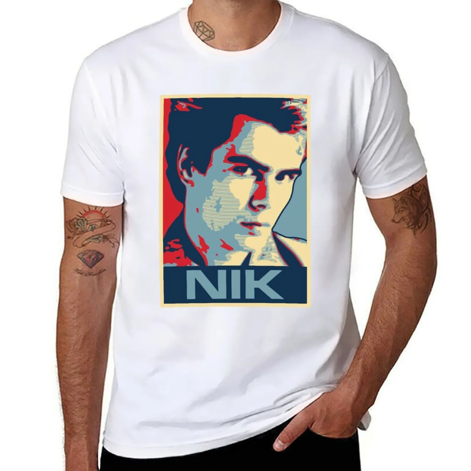 

Nik T-Shirt Basic Simple Design Short Sleeve Shirt