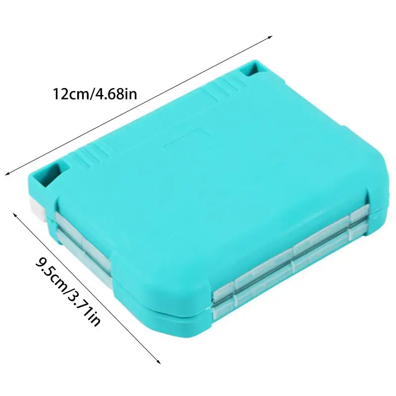 Versatile Waterproof Fishing Storage Box Adjustable Removable Dividers Case For Bait Hook And Lure Organization