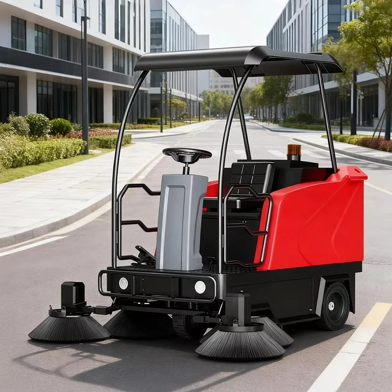 Outdoor Gym Floor Cleaning Machine Organic Factory Sidewalk Floor Sweeper Machine For Sale