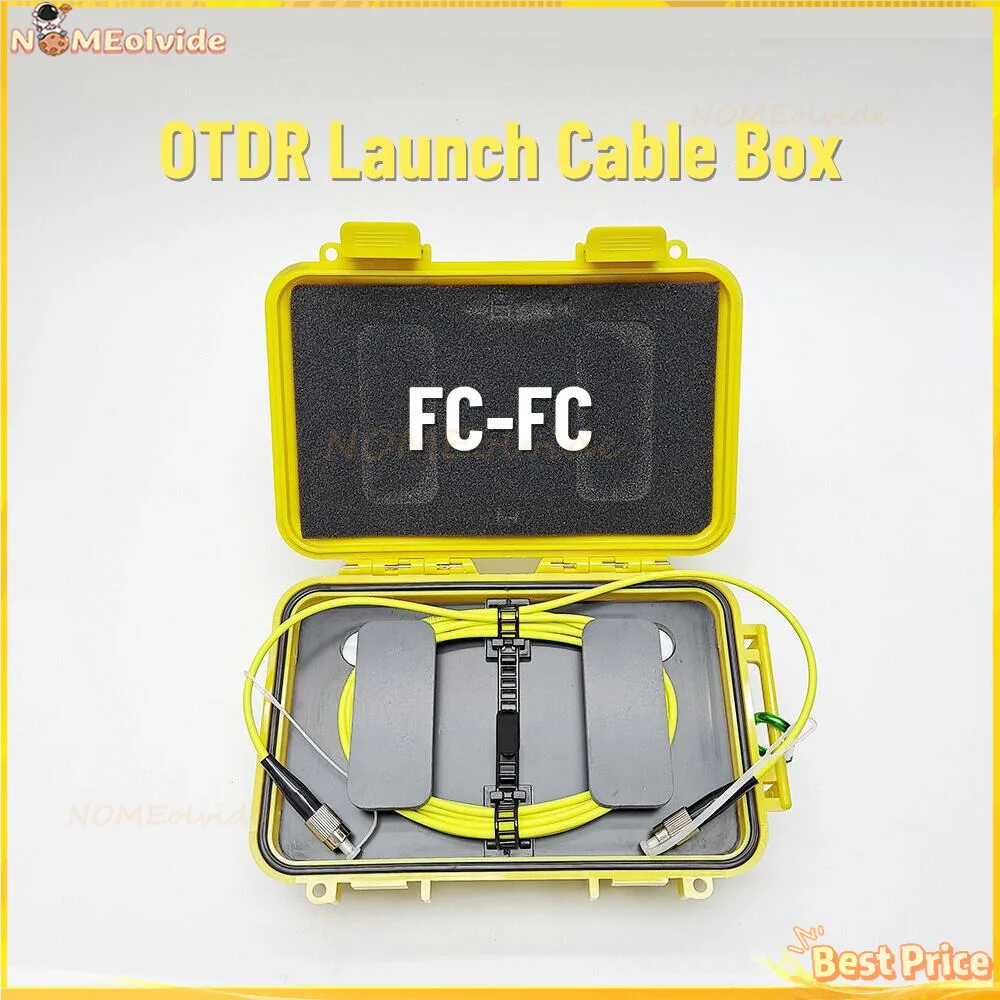 

Launch Fiber Optic Ring OTDR Transmitting Cable Box Dead Spot Eliminator SC/UPC-FC/UPC 1310/1550nm OTDR Test Extension