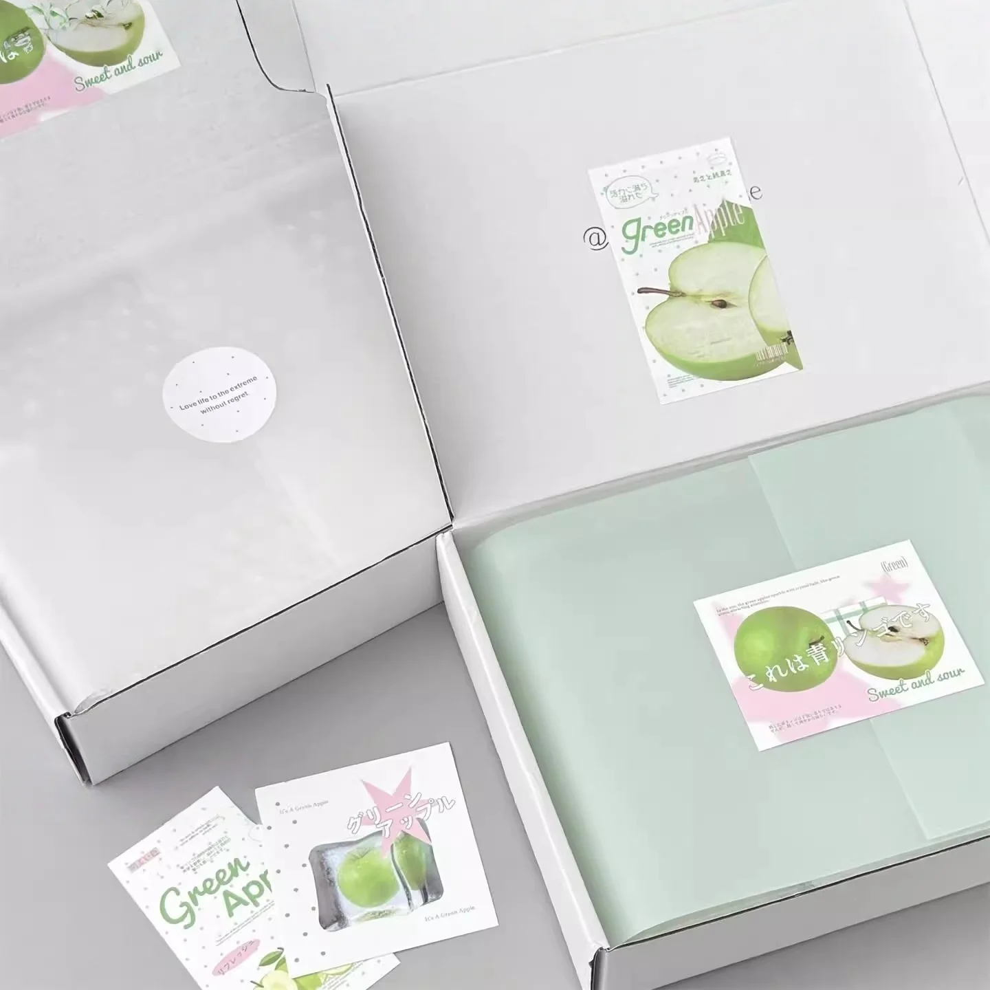 

5 sheets Ins fresh solid color frosted packaging paper Korean Beauty Packaging Paper gift wrapping paper airplane box decoration