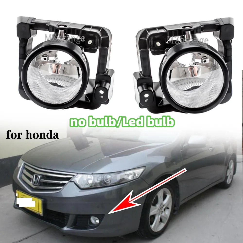 

LED Fog Lights For Honda Accord Euro CU Spirior 2008-2012 For Acura TSX CU1 CU2 2010 2011 2012 Headlights Lamp Cover Grill Bezel