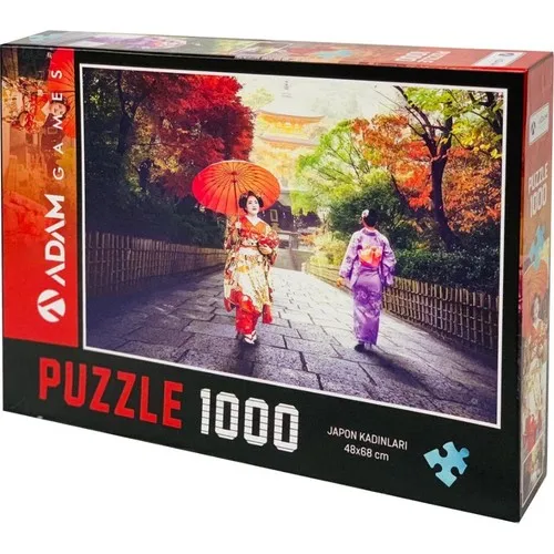 Man Games Japanese Women 1000 Piece Jigsaw Puzzle