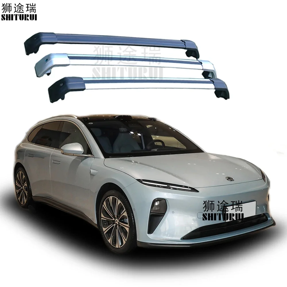 2Pcs Roof bars For NIO ET5T Touring wagon 2023+ Aluminum Alloy Side Bars Cross Rails Roof Rack Luggage CUV SUV