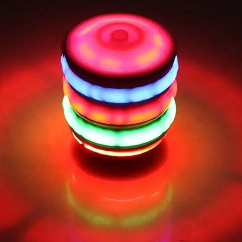 Electric Gyro Rotating Toy with Colorful LED Lights Outdoor Upgrade Boys & Girls Rotating Gyro Toy  Gift