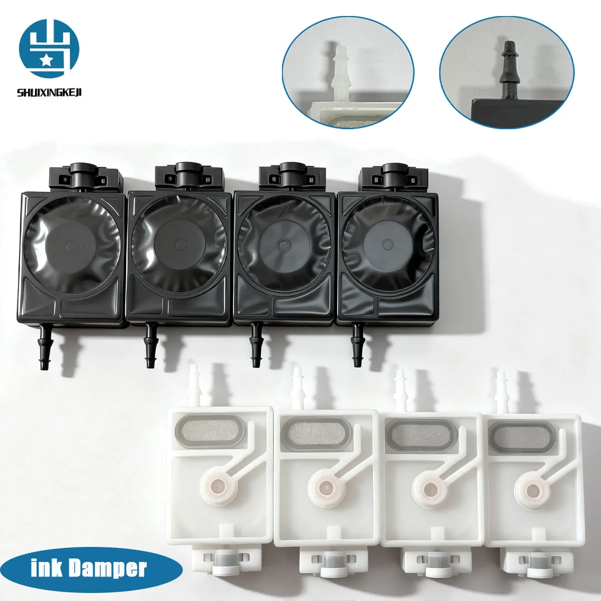 

10pcs Ink Damper For Epson L1390 L1800 L800 Dumper Filter i3200 i1600 4720 XP600 5113 Print Head UV printer