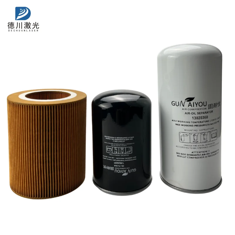 

3pcs/lot 13020201 Genuine Oil Filter Element of for Gunaiyou Air Compressor 16bar High Pressure Cutting Machine