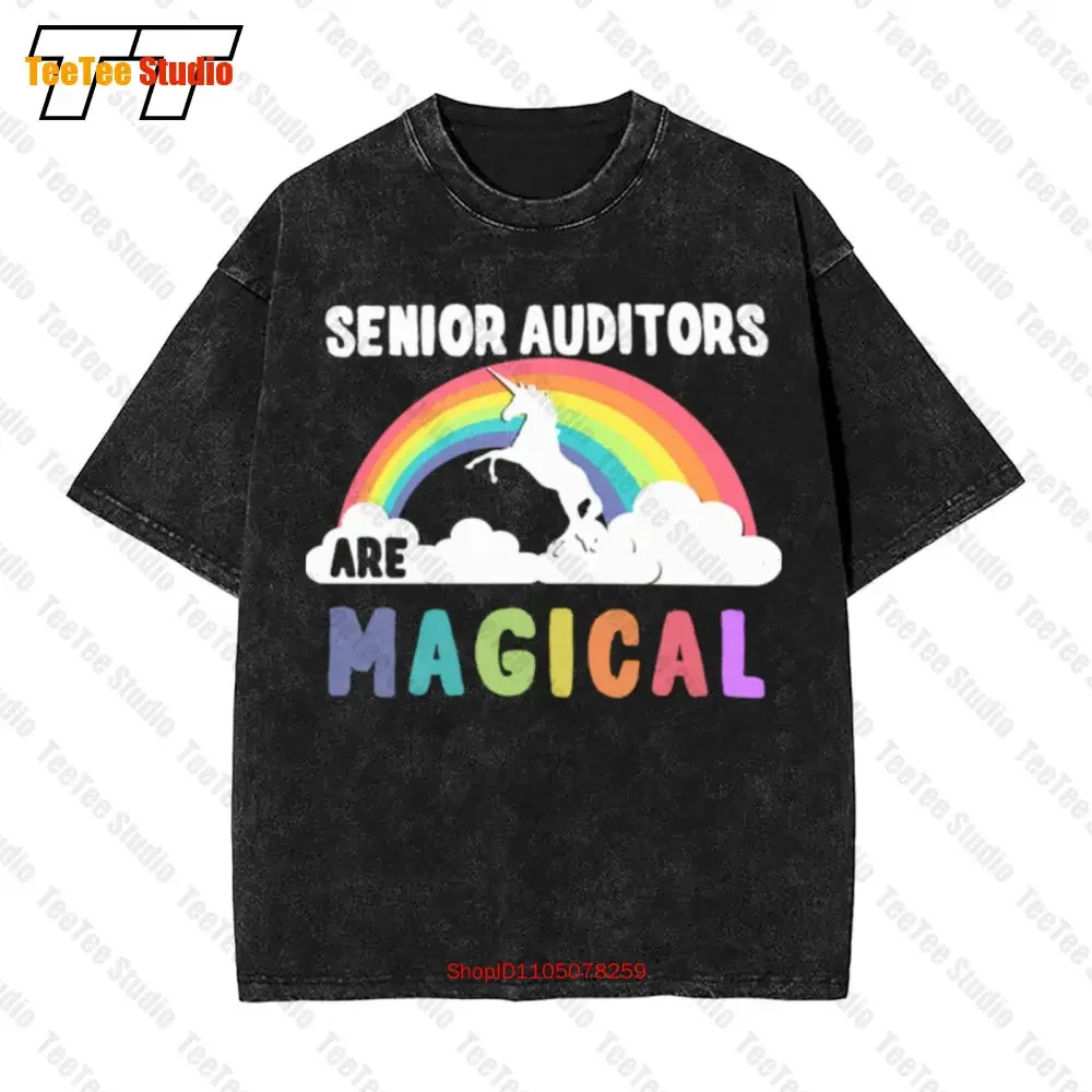 Senior Auditors Are Magical Vintage Oversized T-Shirt PEKI