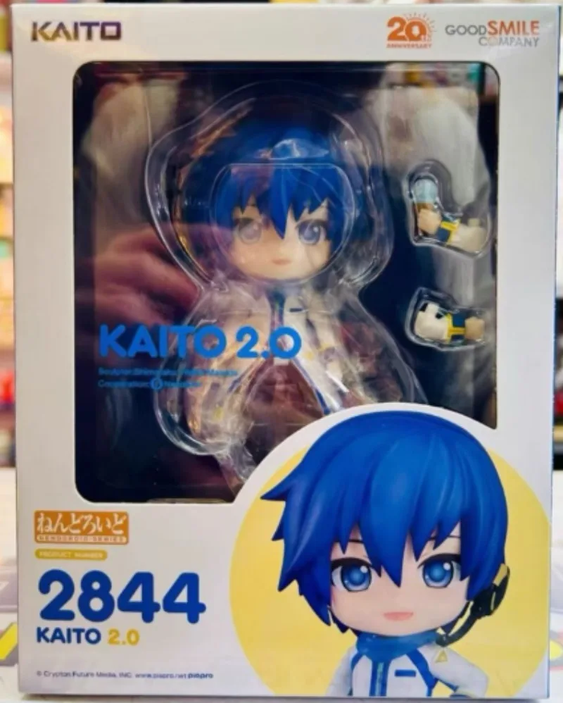 

In Stock Original GSC Nendoron #2844 Piapro KAITO 10CM 2.0 Figure Ornaments Gift Cartoon Anime Toys Movable