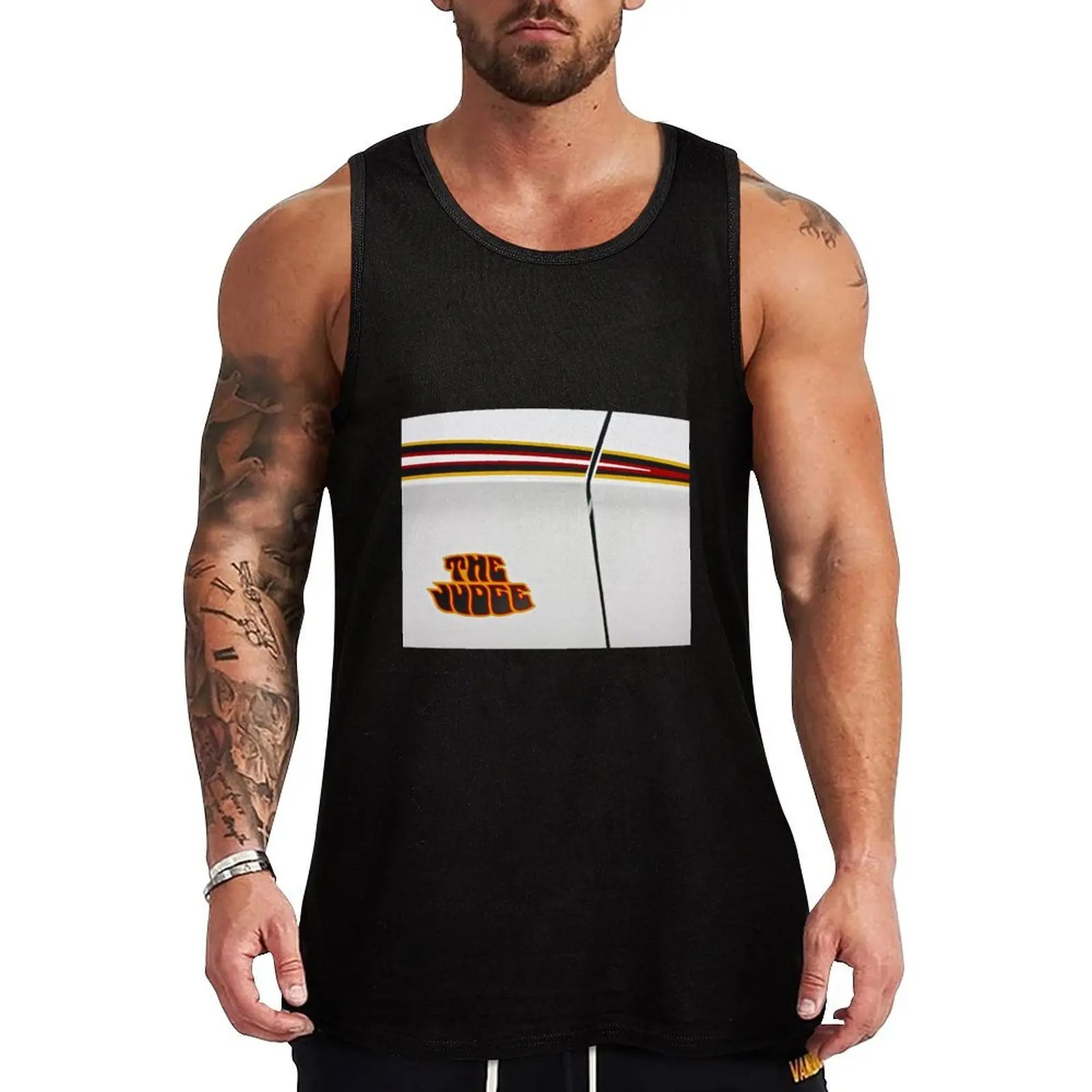 

The Judge Tank Top Men's gym t-shirts Male vest summer clothes men 2025 Men's gym