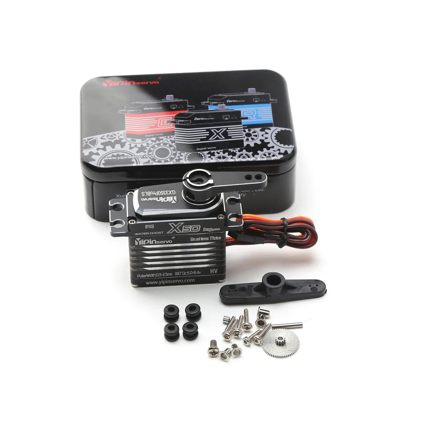 

L For YIPINServo Digital Servo KSX4629 KSX4630 50KG /80kg Metal Gear High Torque Waterproof For RC Car Crawler Robot