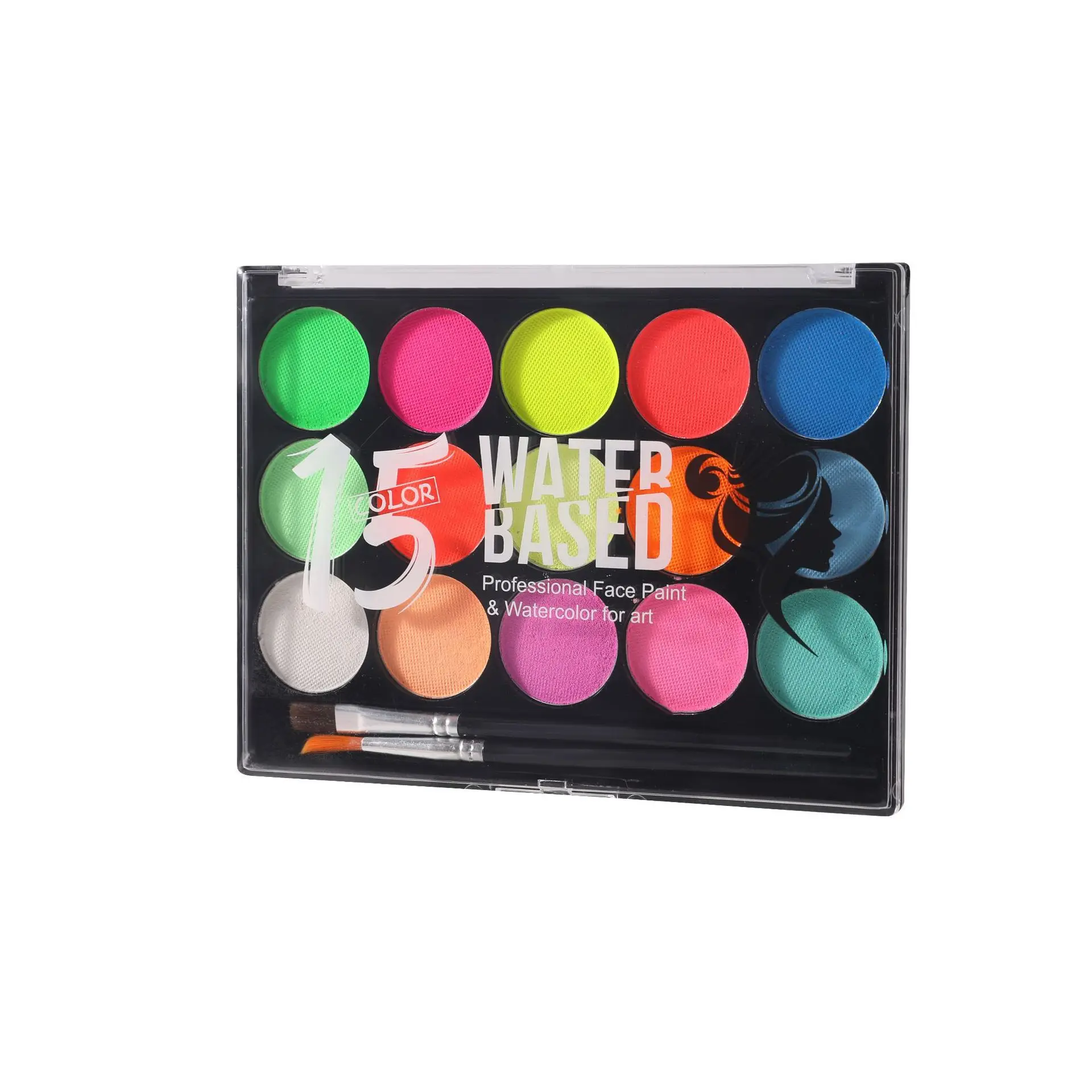 15 لونًا من طلاء الوجه والجسم بالدم المزيف، مجموعة مكياج للهالوين ذات تأثيرات خاصة احترافية مع شمع ندبة لنمذجة الجرح